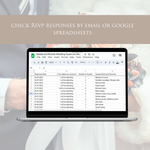 Load image into Gallery viewer, Digital Wedding Invitation &amp; RSVP - Mini Wedding Website - Tropical - Modern - Personalised Electronic Mobile Invite-WWS-003
