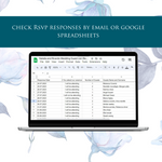 Load image into Gallery viewer, Digital Wedding Invitation &amp; RSVP - Mini Wedding Website - Tropical - Modern - Personalised Electronic Mobile Invite-WWS-006
