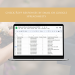 Load image into Gallery viewer, Digital Wedding Invitation &amp; RSVP - Mini Wedding Website - Tropical - Modern - Personalised Electronic Mobile Invite-WWS-001

