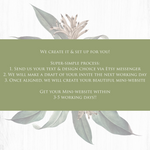 Load image into Gallery viewer, Digital Wedding Invitation &amp; RSVP - Mini Wedding Website - Tropical - Modern - Personalised Electronic Mobile Invite-WWS-007
