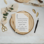 Load image into Gallery viewer, Elegance Unveiled: Handcrafted Wedding Invitations to Treasure-IS-042
