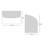 Load image into Gallery viewer, Watercolor Eucalyptus Floral Asymmetrical Cut Paper Invitation - IS-032
