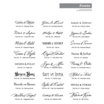 Load image into Gallery viewer, Wedding Invite Set, Silver Foil Invitation, Deckle Edge Paper, Modern Card With Minimal Royal Blue Envelope And Sliver Deckle With Wax Seal - IS-001
