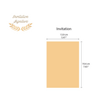 Load image into Gallery viewer, Wedding Invitation with minimalist design,  Acrylic Silver Invitations, Uniqe design, Silver foil, Clear Acrylic Invitation, with Envelope -  IS-015
