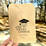 Load image into Gallery viewer, One Smart Cookie Craft Bag - Craft Favor Cookie Bag, Graduation Favor Bag, Class of 2024 Favor Bag, Cookie Bag - BAG-004

