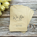 Load image into Gallery viewer, We do love Cookies Craft Bag - Wedding Craft Favor Cookie Bag, Wedding Favor Bag, Craft Favor Bag, Cookie Bag - BAG-005
